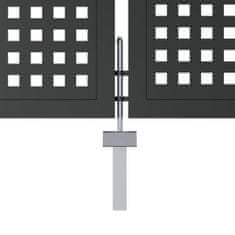 Petromila vidaXL Záhradná brána antracitová 300x200 cm oceľ