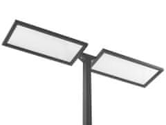 Beliani Kovová LED stojaca lampa čierna SCULPTOR