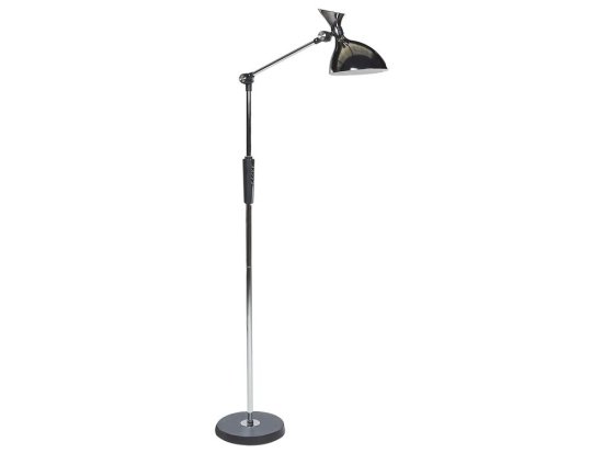 Beliani Stojaca LED lampa 169 cm strieborná ANDROMEDA