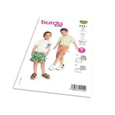 Burda Strih Burda 9243 - Šortky, vreckáče pre chlapcov