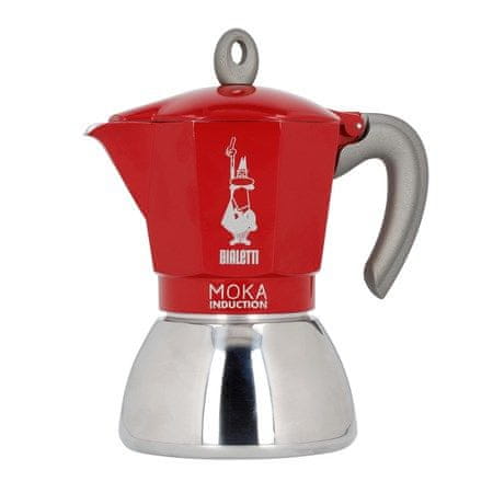 shumee Kávová konvička Bialetti New Moka Induction 4tz červená