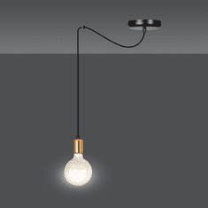 shumee SPARK 1 BLACK 446/1 Záves na kábel v štýle Loft Edison black