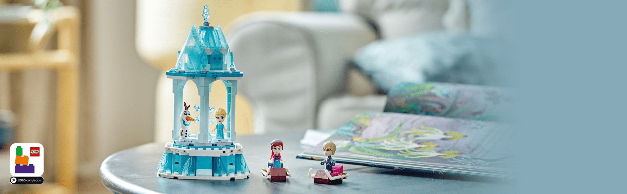 LEGO Disney Princess 43218 Kúzelný kolotoč Anny a Elsy