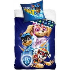 Carbotex Bavlnené posteľné obliečky Paw Patrol - Mocné labky