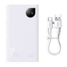 BASEUS Powerbank Baseus Adaman 2, 20000mAh, 2xUSB, USB-C 30W, (biely)