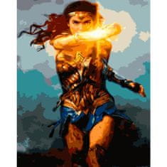 PIPPER. Maľovanie podľa čísiel "Wonder woman" 50x40 cm, plátno vypnuté na ráme