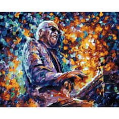 PIPPER. Maľovanie podľa čísiel "Stevie Wonder" 50x40 cm, plátno vypnuté na ráme