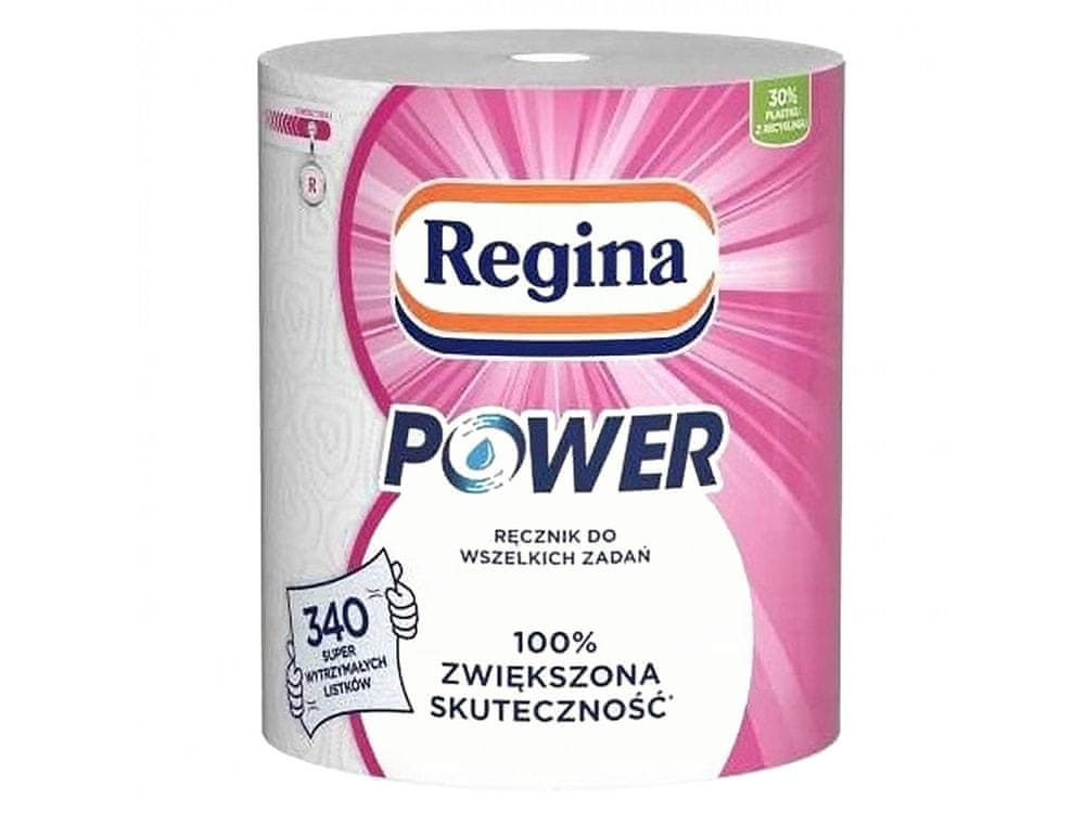 Regina Regina Papierová utierka na upratovanie POWER 1 rolka, certifikovaná Národným hygienickým ústavom 1 balík