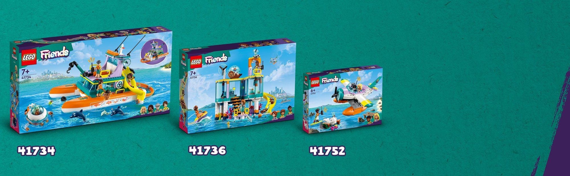 LEGO Friends 41734 Námorná záchranárska loď