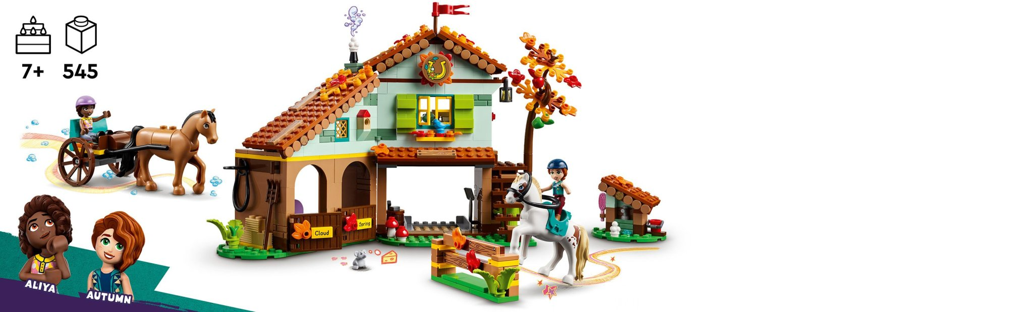 LEGO Friends 41745 Autumn a jej konská stajňa