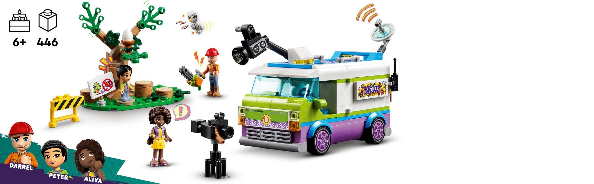 LEGO Friends 41749 Novinářská dodávka