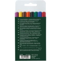 Faber-Castell Popisovač OHP permanentný M, 8 set