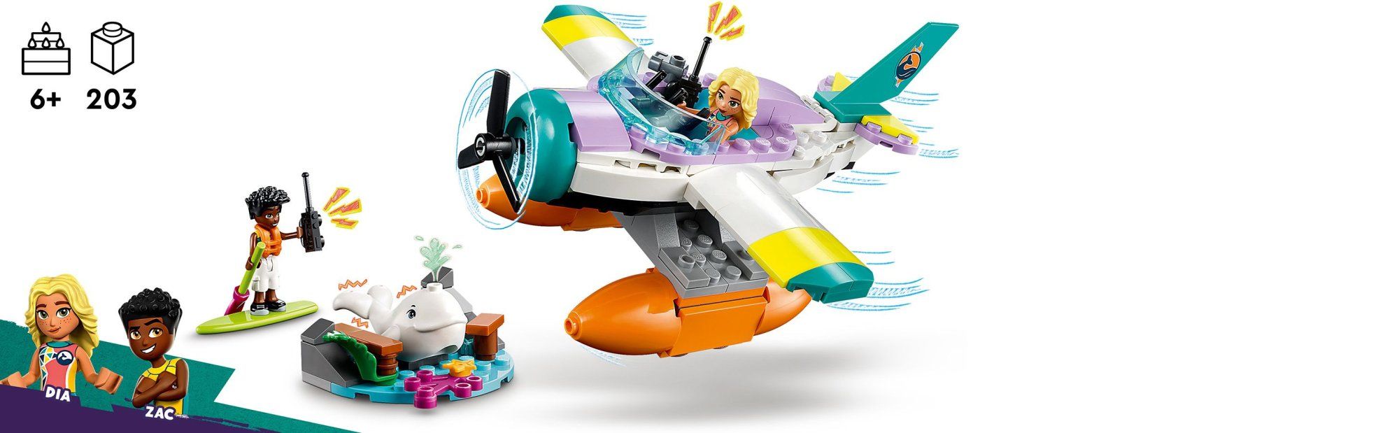 LEGO Friends 41752 Záchranársky hydroplán