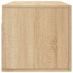 Vidaxl Nástenná skrinka dub sonoma 100x36,5x35 cm kompozitné drevo