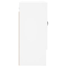 Vidaxl Nástenná skrinka biela 60x31x70 cm kompozitné drevo