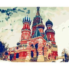 PIPPER. Maľovanie podľa čísiel "Moskva" 50x40 cm, plátno vypnuté na ráme
