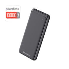 ColorWay PowerBank ColorWay 10 000 mAh Slim, Čierna (CW-PB100LPF2BK)