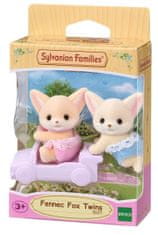 Sylvanian Families Dvojčata fenci s autíčkem