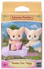 Sylvanian Families Dvojčata fenci s autíčkem