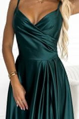 Numoco Dámske spoločenské šaty Chara zelená S