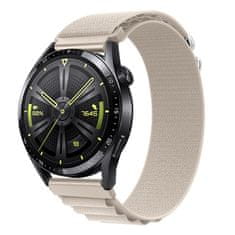 BStrap Nylon Loop remienok na Samsung Galaxy Watch Active 2 40/44mm, starlight
