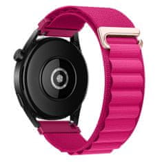 BStrap Nylon Loop remienok na Garmin Vivoactive 4, carmine