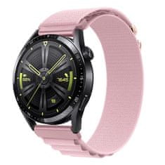 BStrap Nylon Loop remienok na Huawei Watch GT3 42mm, powder sand