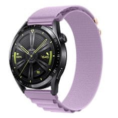 BStrap Nylon Loop remienok na Huawei Watch GT2 42mm, lavender