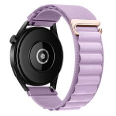 BStrap Nylon Loop remienok na Samsung Galaxy Watch Active 2 40/44mm, lavender