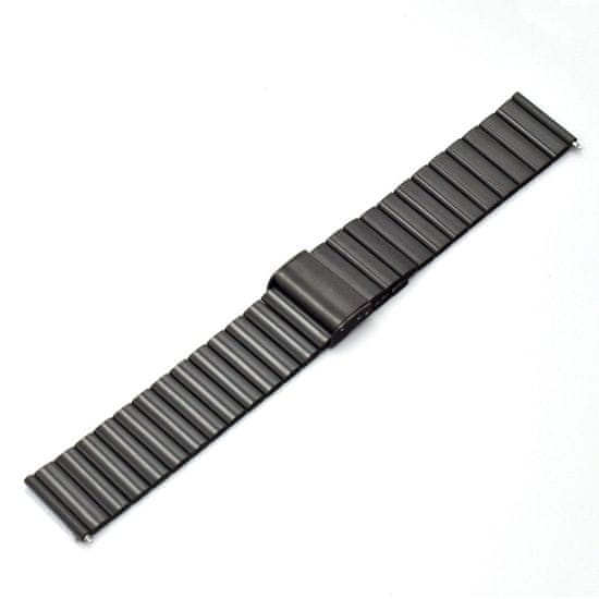 BStrap Steel remienok na Samsung Galaxy Watch 3 45mm, black