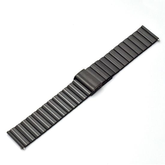 BStrap Steel remienok na Samsung Galaxy Watch Active 2 40/44mm, black