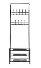 Ruhhy Vešiak na šaty - stojan s policou na topánky 15744