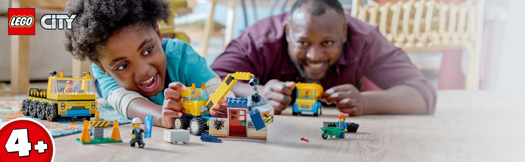 LEGO City 60391 Stavebná dodávka a demolačný žeriav