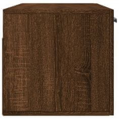Vidaxl Nástenná skrinka tmavý dub 100x36,5x35 cm kompozitné drevo
