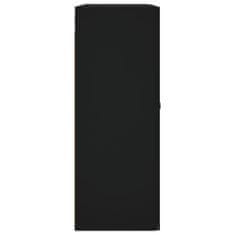 Petromila vidaXL Nástenná skrinka čierna 69,5x34x90 cm