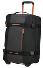 American Tourister Príručná taška s kolieskami Urban Track Duffle 55cm Black/Orange