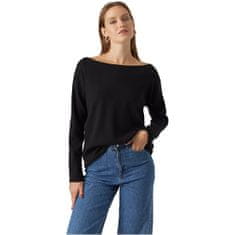 Vero Moda Dámsky sveter VMNANCY 10291712 Black (Veľkosť L)