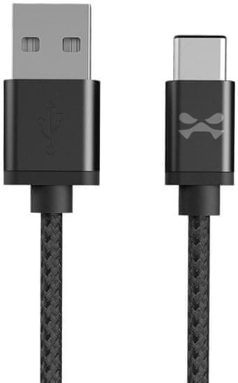 Ghostek Kábel - NRGline USB-C 3m , Black (GHOCBL009)