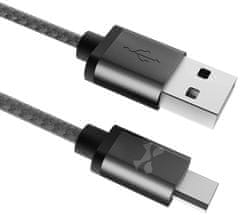 Ghostek Kábel - NRGline Micro USB 0,9m , Black (GHOCBL025)