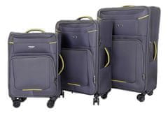T-class® Sada 3 cestovných kufrov 933, šedá