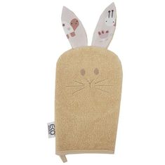 EKO Žinka bavlnená s uškami Bunny Beige 20x15 cm