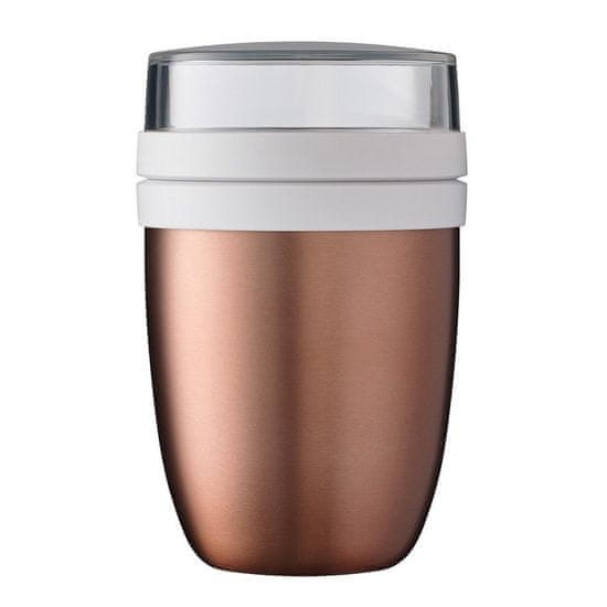 Mepal Box jedálenský nerezový Termo Ellipse 500 + 200ml Rose Gold