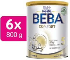 BEBA COMFORT 5 batoľacie mlieko, 6 x 800 g