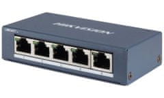 Hikvision switch DS-3E0505-E/ 5x port/ 10/100/1000 Mbps RJ45 ports/ 10 Gbps/ napájanie 5 VDC, 1 A