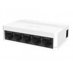 Hikvision switch DS-3E0105D-E/ 5x port/ 10/100 Mbps RJ45 ports/ 1 Gbps/ napájanie 5 VDC, 0.6 A