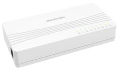 Hikvision switch DS-3E0108D-E/ 8x port/ 10/100 Mbps RJ45 ports/ 1.6 Gbps/ napájanie 5 VDC, 0.6 A