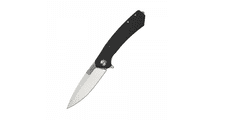 Ganzo Adimanti Skimen-BK vreckový nôž 8,5 cm, čierna, G10, oceľ, rozbíjač skiel