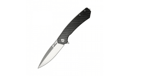 Ganzo Adimanti Skimen-CF vreckový nôž 8,5 cm, uhlíkové vlákno, oceľ, rozbíjač skiel