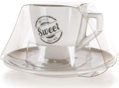 Sweet Home Šálka + podšálka 60ml porcelánová