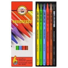 Koh-i-noor pastelky PROGRESSO long set 6 ks